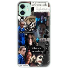 Чохол для iPhone 12 mini Mixcase Венздей колаж Ксавьє готика