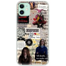 Чохол для iPhone 12 mini Mixcase Венздей колаж Ксавьє Торп