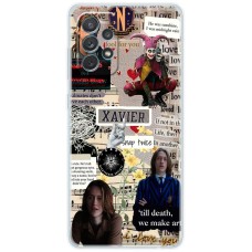 Чохол для Samsung Galaxy A13 (A135) Mixcase Венздей колаж Ксав'є Т