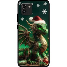 Чохол для Samsung Galaxy A03 (A035) MixCase Новий рік дракон в обладунках