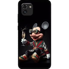 Чохол для Samsung Galaxy A03 (A035) MixCase Новий рік гламурний Міккі