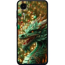 Чохол для Samsung Galaxy A03 Core (A032) MixCase Новий рік green Dragon