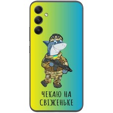 Чохол для Samsung Galaxy A14 MixCase мультики shark from Ukraine