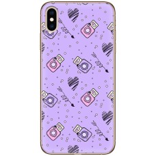 Чохол для iPhone XS Max MixCase день закоханих фіолетовий фото