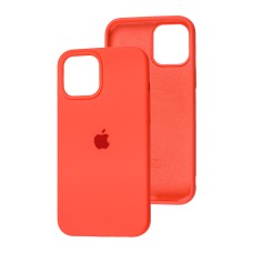 Чохол для iPhone 12 Pro Max Silicone Full рожевий / nectarine