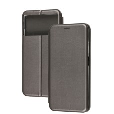 Чохол книжка Premium для Xiaomi Poco M5 сірий
