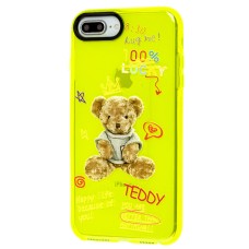 Чохол для iPhone 7 Plus / 8 Plus Neon print Teddy
