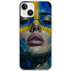 Чохол для iPhone 15 Plus MixCase асорті обличчя дівчини