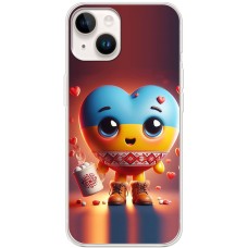 Чохол для iPhone 15 Plus MixCase асорті Серце орнамент