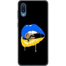 Чохол для Samsung Galaxy A02 (A022) MixCase патріотичні пуля губи