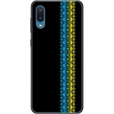 Чохол для Samsung Galaxy A02 (A022) MixCase патріотичні синє-жовтий колір вишиванки