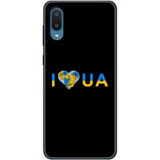 Чохол для Samsung Galaxy A02 (A022) MixCase патріотичні I love UA