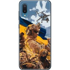 Чохол для Samsung Galaxy A02 (A022) MixCase патріотичні бійці України