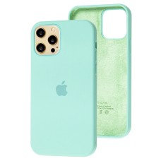 Чохол для iPhone 12 Pro Max Full Silicone case seafoam
