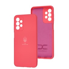 Чохол для Samsung Galaxy A23 Silicone Full Тризуб малиновий