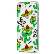 Чохол Lovely для iPhone 7/8 силіконовий кактуси