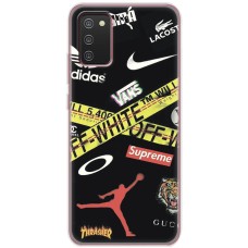 Чохол для Samsung Galaxy A02s (A025) MixCase логотип лого збірник
