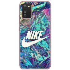Чохол для Samsung Galaxy A02s (A025) MixCase логотип лого спорт на кольоровому