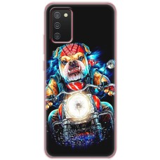 Чохол для Samsung Galaxy A02s (A025) MixCase звірі бульдог байкер