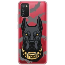 Чохол для Samsung Galaxy A02s (A025) MixCase звірі доберман