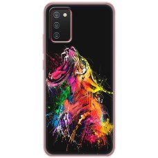 Чохол для Samsung Galaxy A02s (A025) MixCase звірі яскравий тигр