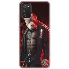 Чохол для Samsung Galaxy A02s (A025) MixCase спорт принт спорт піт буль боєць