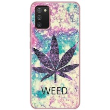 Чохол для Samsung Galaxy A02s (A025) MixCase трава листя weed