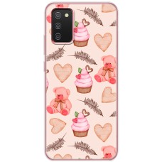 Чохол для Samsung A02s (A025) MixCase день закоханих плюшевий ведмедик