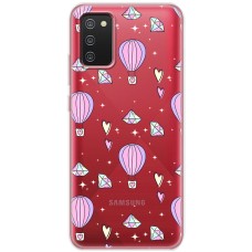 Чохол для Samsung A02s (A025) MixCase день закоханих повітряна куля