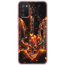 Чохол для Samsung Galaxy A02s (A025) MixCase патріотичні розпечень герб