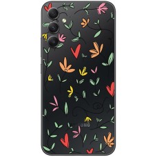 Чохол для Samsung Galaxy A14 Mixcase квіти квіточки - листочки