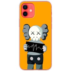 Чохол для iPhone 12 MixCase робот з кардіограмою