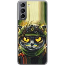 Чохол для Samsung Galaxy S21 (G991) MixCase патріотичні позивний МурМяу
