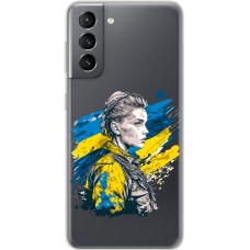 Чохол для Samsung Galaxy S21 (G991) MixCase патріотичні незламна Українка