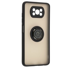 Чохол для Xiaomi Poco X3 / X3 Pro LikGus Edging Ring чорний