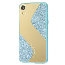 Чохол для iPhone Xr Shine mirror блакитний