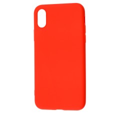 Чохол для iPhone X / Xs Candy червоний