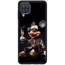 Чохол для Samsung Galaxy A12 / M12 MixCase Новий рік гламурний Міккі