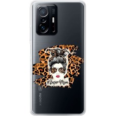 Чохол для Xiaomi 11T / 11T Pro MixCase Леопард super mom