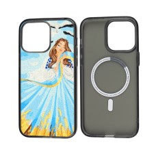 Чохол для iPhone 13 Pro Max MixCase MagSafe MagSafe патріотичний Українська краса