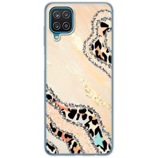 Чохол для Samsung Galaxy A12 / M12 MixCase Леопард кристал