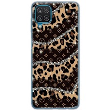 Чохол для Samsung Galaxy A12 / M12 MixCase Леопард Louis Vuitton
