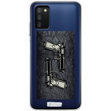 Чохол для Samsung Galaxy A03s (A037) Mixcase військові пістолети