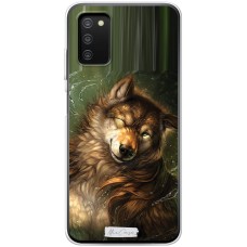 Чохол для Samsung Galaxy A03s (A037) Mixcase вовк підморгує