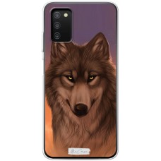Чохол для Samsung Galaxy A03s (A037) Mixcase погляд вовка