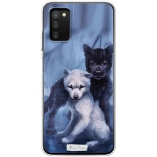 Чохол для Samsung Galaxy A03s (A037) Mixcase цуценята вовків