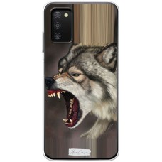 Чохол для Samsung Galaxy A03s (A037) Mixcase вовк воїн