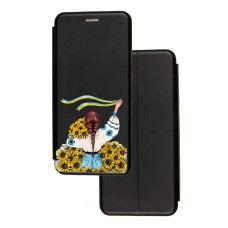 Чохол-книжка Samsung Galaxy S20 FE (G780) з малюнком Українка із соняшниками