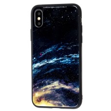 Чохол White Knights для iPhone X / Xs скло галактика