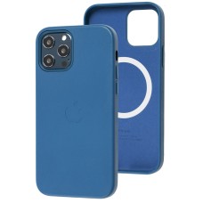 Чохол для iPhone 12 Pro Max Leather with MagSafe cod blue